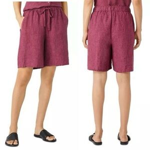 Eileen Fisher Washed Organic Linen Delave
Shorts‎  Berry